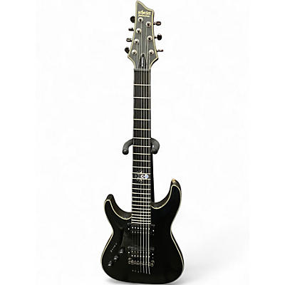 Used Schecter Guitar Research Blackjack SLS Satin Black Electric Guitar