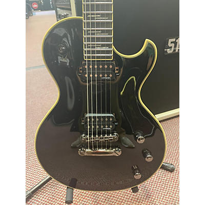 Schecter Guitar Research Used Schecter Guitar Research Blackjack Solo II Black Solid Body Electric Guitar