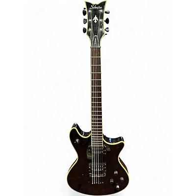 Used Schecter Guitar Research Blackjack Tempest Black Solid Body Electric Guitar