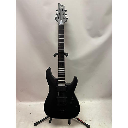 Schecter Guitar Research Used Schecter Guitar Research Blackout C1 Platinum Black Solid Body Electric Guitar Black