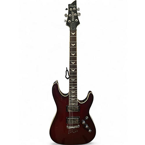 Used Schecter Guitar Research C-1+ DIAMOND SERIES Dakota Red Solid Body Electric Guitar Dakota Red