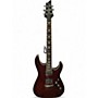Used Schecter Guitar Research C-1+ DIAMOND SERIES Dakota Red Solid Body Electric Guitar Dakota Red