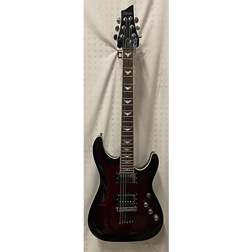 Schecter Guitar Research Used Schecter Guitar Research C-1 + Diamond Black Cherry Solid Body Electric Guitar Black Cherry