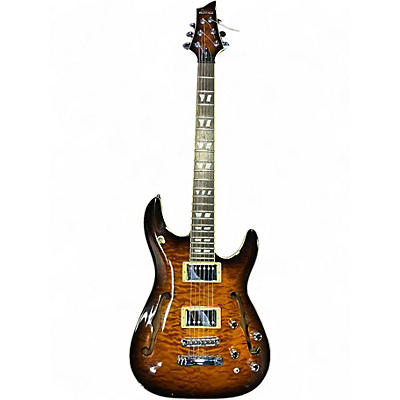 Used Schecter Guitar Research C-1 E/A Cat's Eye Hollow Body Electric Guitar