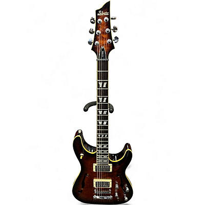 Used Schecter Guitar Research C-1 E/A Sunburst Solid Body Electric Guitar