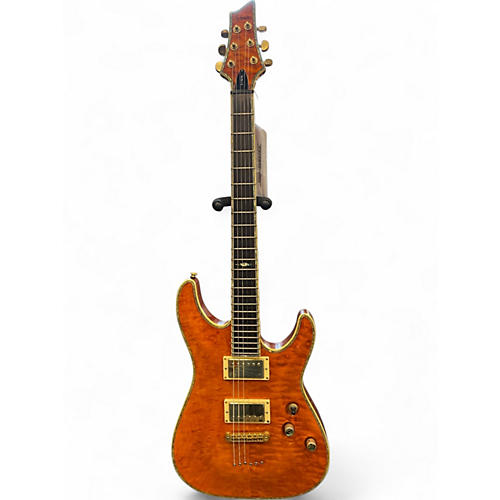Used Schecter Guitar Research C-1 ELITE CARAMEL Solid Body Electric Guitar CARAMEL