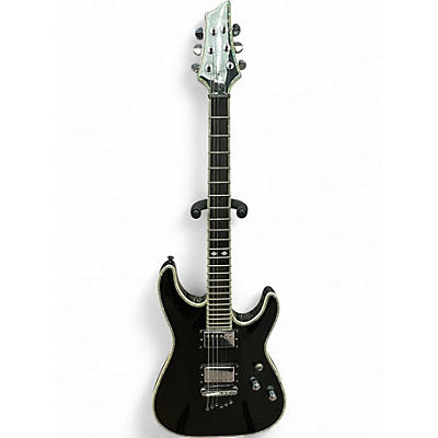 Used Schecter Guitar Research C-1 ELITE DIAMOND SERIES Black Solid Body Electric Guitar