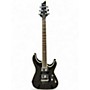 Used Schecter Guitar Research C-1 ELITE DIAMOND SERIES Black Solid Body Electric Guitar Black