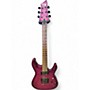 Used Schecter Guitar Research C-1 ELITE DIAMOND SERIES Pink Solid Body Electric Guitar Pink