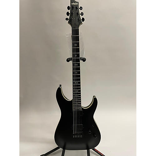 Schecter Guitar Research Used Schecter Guitar Research C-1 EVIL TWIN Satin Black Solid Body Electric Guitar Satin Black