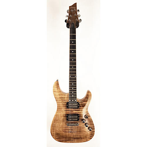 Schecter Guitar Research Used Schecter Guitar Research C-1 Exotic Natural Solid Body Electric Guitar Natural