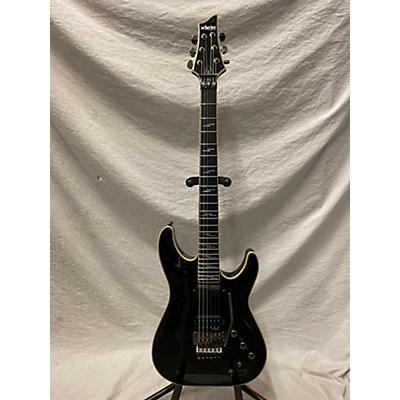 Used Schecter Guitar Research C-1 FR-S Blackjack Black Solid Body Electric Guitar