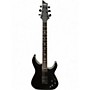 Used Schecter Guitar Research C-1 FR-S ELITE EVIL TWIN Trans Black Solid Body Electric Guitar Trans Black