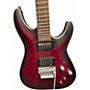 Used Schecter Guitar Research C-1 FR S PLATINUM SUSTAINIAC Black Cherry Solid Body Electric Guitar Black Cherry