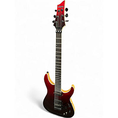 Used Schecter Guitar Research C-1 FR S SLS Elite Red Solid Body Electric Guitar