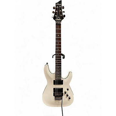 Used Schecter Guitar Research C-1 FR White Solid Body Electric Guitar