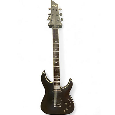Used Schecter Guitar Research C-1 HT S SLS Elite Evil Twin Satin Black Solid Body Electric Guitar