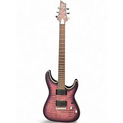 Used Schecter Guitar Research C-1 PLATINUM PURPLE BURST Solid Body Electric Guitar