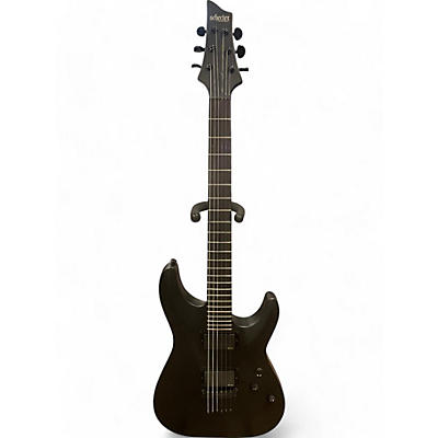 Used Schecter Guitar Research C-1 Platinum Blackout Satin Black Solid Body Electric Guitar