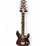 Used Schecter Guitar Research C-1 Platinum FR-Sustaniac Crimson Red Burst Solid Body Electric Guitar Crimson Red Burst