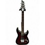 Used Schecter Guitar Research C-1 Platinum FS R Satin Crimson Burst Solid Body Electric Guitar Satin Crimson Burst