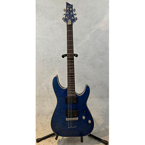 Schecter Guitar Research Used Schecter Guitar Research C-1 Platinum Midnight Blue Solid Body Electric Guitar Midnight Blue