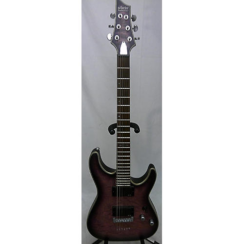 Schecter Guitar Research Used Schecter Guitar Research C-1 Platinum Purple Solid Body Electric Guitar Purple