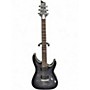 Used Schecter Guitar Research C-1 Platinum Trans Black Solid Body Electric Guitar Trans Black
