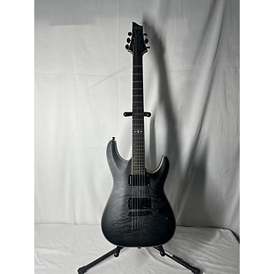 Schecter Guitar Research Used Schecter Guitar Research C-1 Platnuim Trans Black Solid Body Electric Guitar