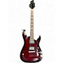 Used Schecter Guitar Research C-1 Plus Flame Top Black Cherry Solid Body Electric Guitar Black Cherry