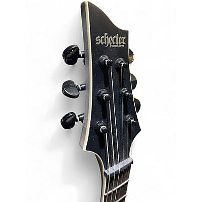 Used Schecter Guitar Research C-1 S HT SLS ELITE "EVIL TWIN" ELECTRIC GUITAR  Satin Black Solid Body Electric Guitar