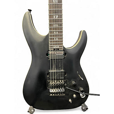 Used Schecter Guitar Research C-1 S HT SLS ELITE EVIL TWIN Flat Black Solid Body Electric Guitar