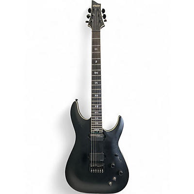 Used Schecter Guitar Research C-1 S HT SLS Elite "Evil Twin" Black Solid Body Electric Guitar