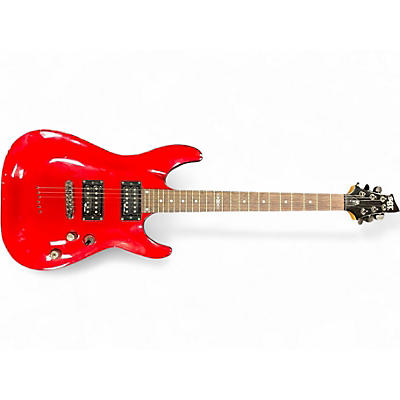 Used Schecter Guitar Research C-1 SGR Chrome Red Metallic Solid Body Electric Guitar