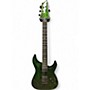 Used Schecter Guitar Research C-1 Silver Mountain Toxic Venom Solid Body Electric Guitar Toxic Venom