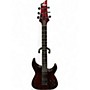 Used Schecter Guitar Research C-1 Silver Mountain blood moon Solid Body Electric Guitar blood moon