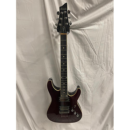 Schecter Guitar Research Used Schecter Guitar Research C-1 Standard Trans Red Solid Body Electric Guitar Trans Red