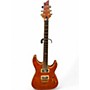 Used Schecter Guitar Research C-1ELITE Orange Solid Body Electric Guitar Orange