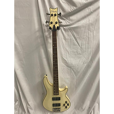 Schecter Guitar Research Used Schecter Guitar Research C-4 CUSTOM Antique White Electric Bass Guitar