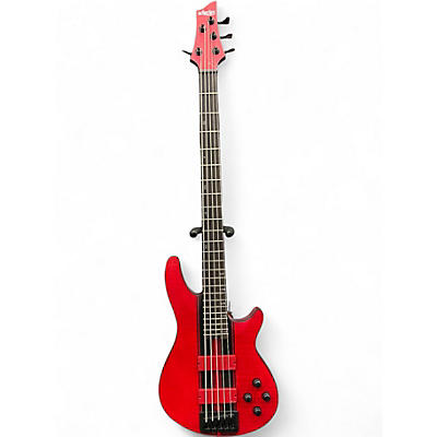 Used Schecter Guitar Research C-5 GT Red Electric Bass Guitar