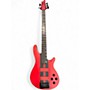 Used Schecter Guitar Research C-5 GT Satin Trans Red Electric Bass Guitar Satin Trans Red