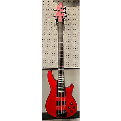 Schecter Guitar Research Used Schecter Guitar Research C-5 GT Trans Red Electric Bass Guitar