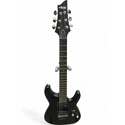 Used Schecter Guitar Research C-6 Black Solid Body Electric Guitar