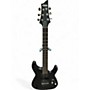 Used Schecter Guitar Research C-6 Black Solid Body Electric Guitar Black