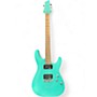 Used Schecter Guitar Research C-6 DELUXE AQUA Solid Body Electric Guitar AQUA