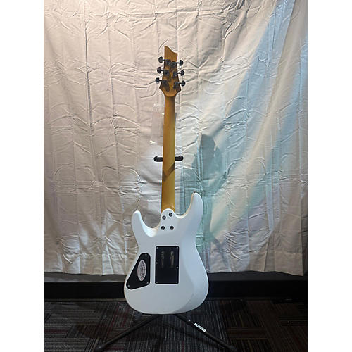 Schecter Guitar Research Used Schecter Guitar Research C-6 DELUXE FR White Solid Body Electric Guitar White