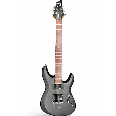 Schecter Guitar Research Used Schecter Guitar Research C-6 Deluxe Black Solid Body Electric Guitar