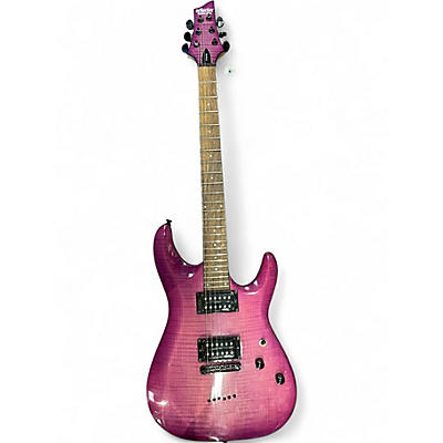 Used Schecter Guitar Research C-6 ELITE MAGENTA Solid Body Electric Guitar