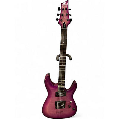 Used Schecter Guitar Research C-6 ELITE Pink Solid Body Electric Guitar