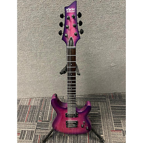 Schecter Guitar Research Used Schecter Guitar Research C-6 ELITE Solid Body Electric Guitar Trans Purple